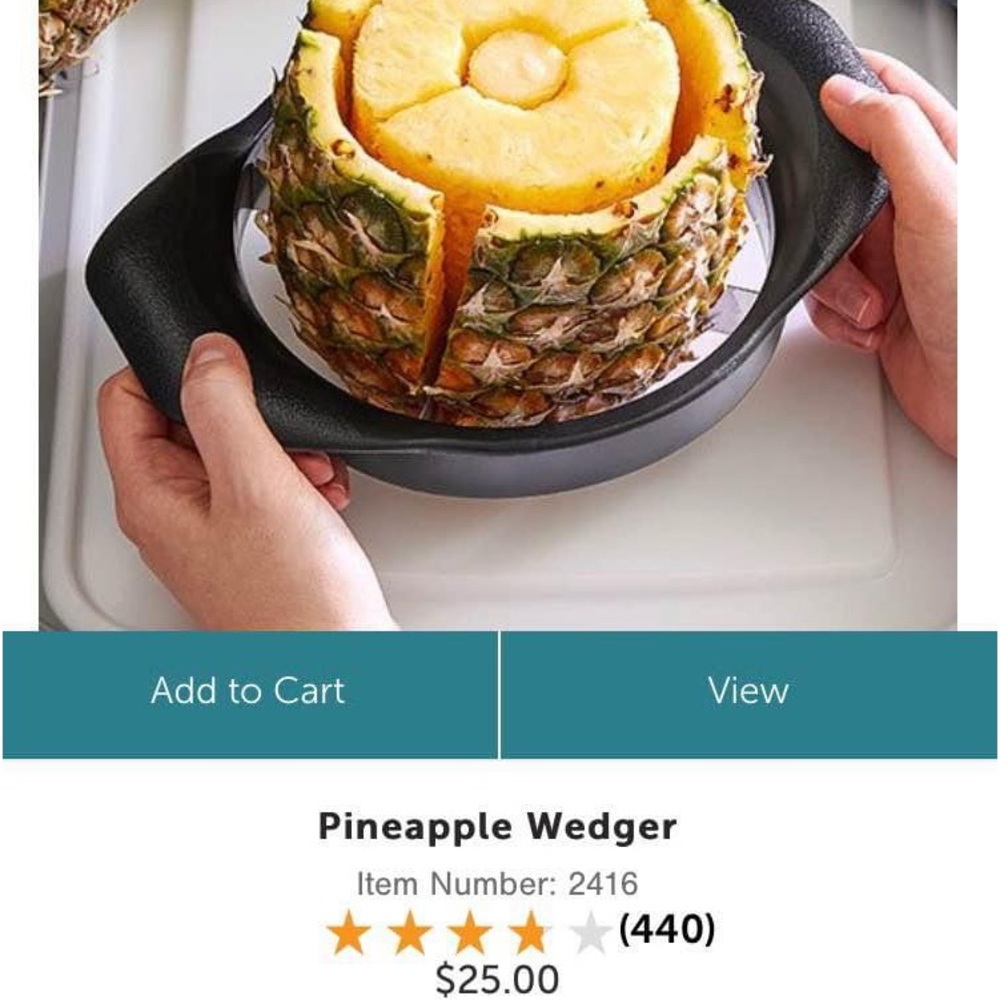 Pampered chef Pineapple Wedger